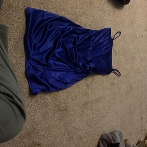 Emerald Sundae Royal Blue Mini Dress